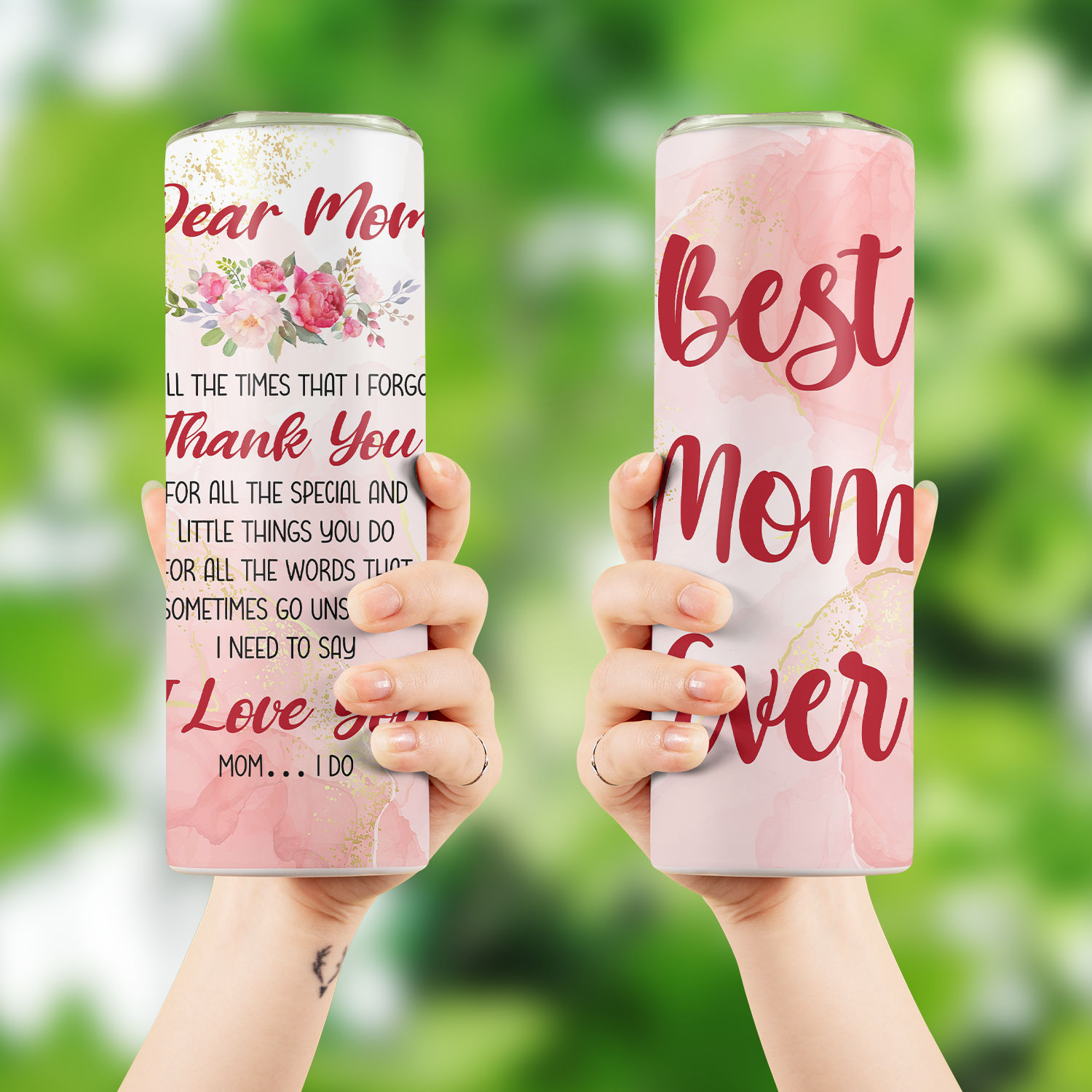 Mother's Day 2023 - Mother's Day Tumbler Best Mom Ever Tumbler I Love You Mom  Tumbler