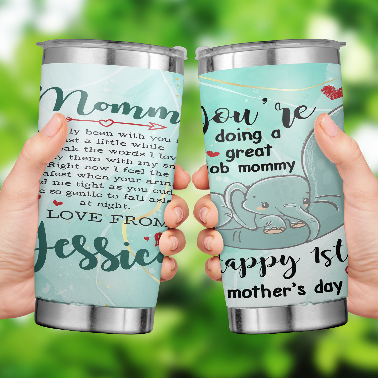 Mom Tumbler Personalized - Mother's Day Tumbler - Grandparent's Day - –  kenziesboutique1