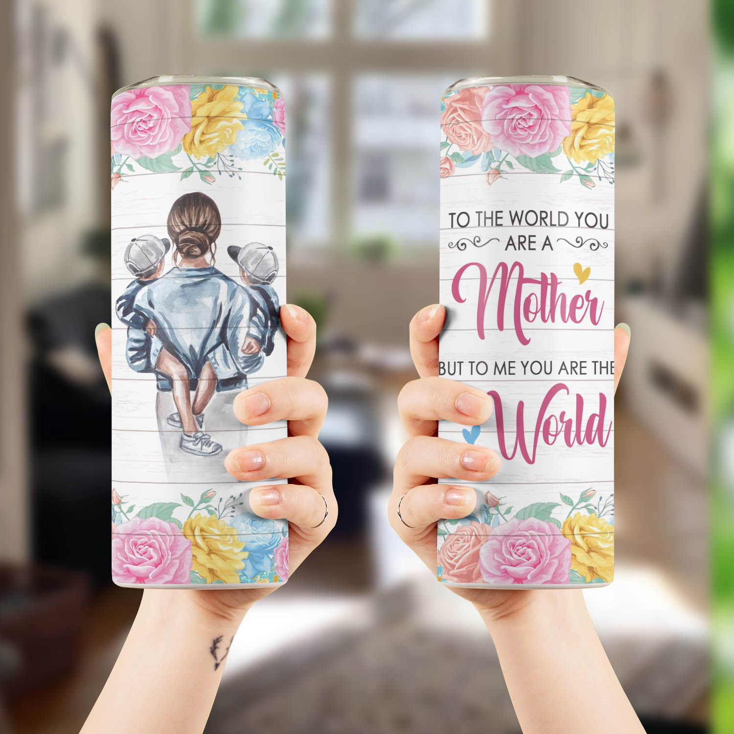 Mother's Day - Mother's Day Tumbler Mom And Son Tumbler Mother And Son  Forever Linked Together Tumbler 25520