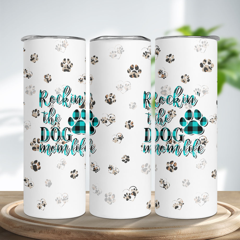 Mother's Day - Dog Mom Tumbler Rocking The Dog Momlife Tumbler Gift To Mom,  Love Dog Mom Tumbler 25581