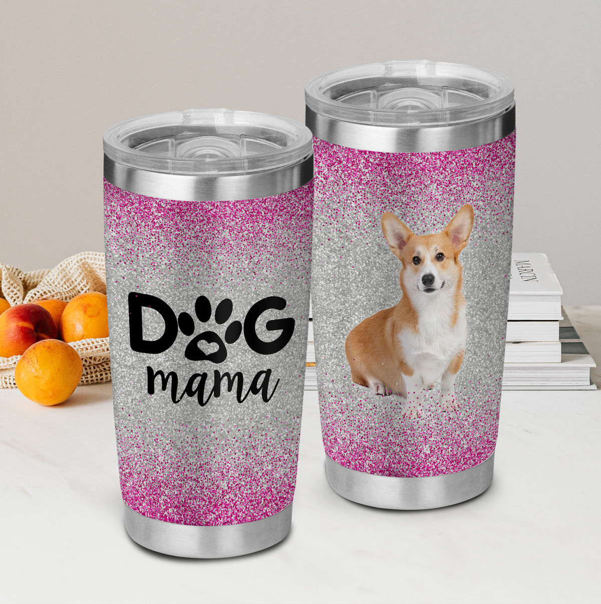 Mother Tumbler - Dog Mom Stainless Steel Tumbler Mother's Day Eco-friendly  Tumbler To my Mom Skinny