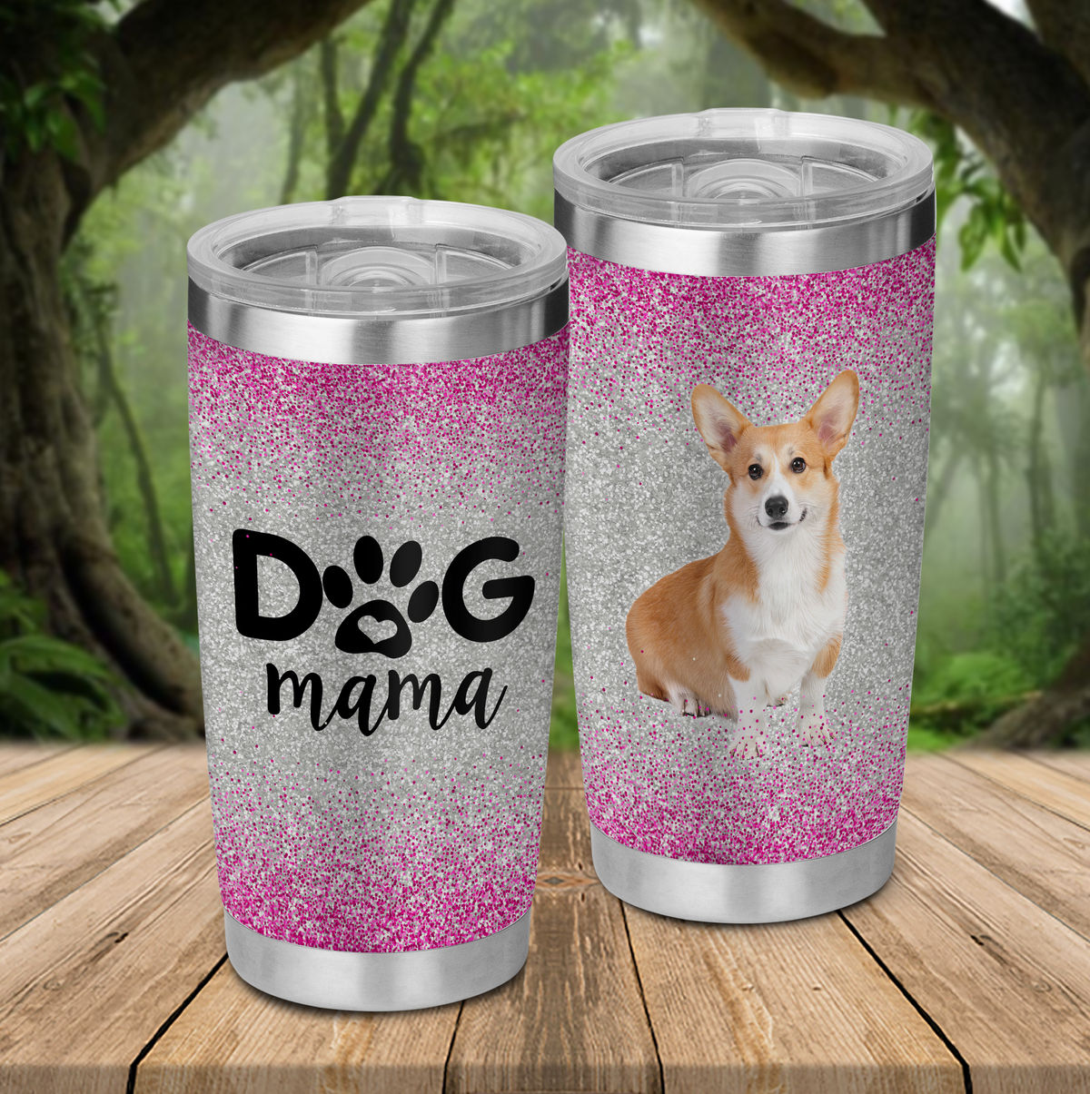 Mother Tumbler - Dog Mom Stainless Steel Tumbler Mother's Day Eco-friendly  Tumbler Skinny Gift For Mom