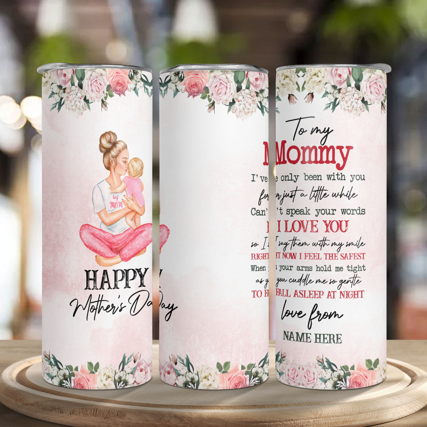 Mommy and me, Mama tumbler, Mother's Day tumbler, Mother's Day gift, M –  Sweet Tee and Sips