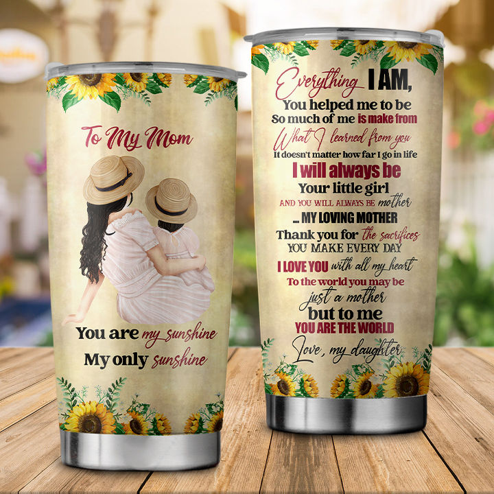 Mother Tumbler - Dog Mom Stainless Steel Tumbler Mother's Day Eco-friendly  Tumbler Skinny Gift For Mom