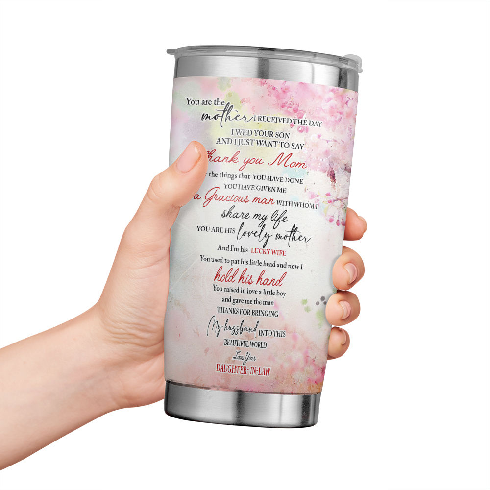 Mother Tumbler - Mother & Daughters Stainless Steel Tumbler Mother's Day  Eco-friendly Tumbler To my Mom Skinny Tumbler Gift For Mom 26471