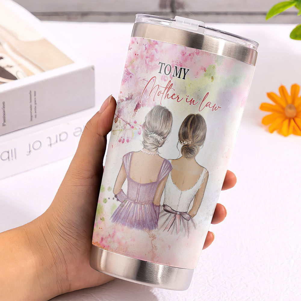 Mother Tumbler - Mom Life Mom Nutrition Facts Stainless Steel Tumbler  Mother's Day Eco-friendly Tumbler To my Mom Skinny Tumbler (24912)