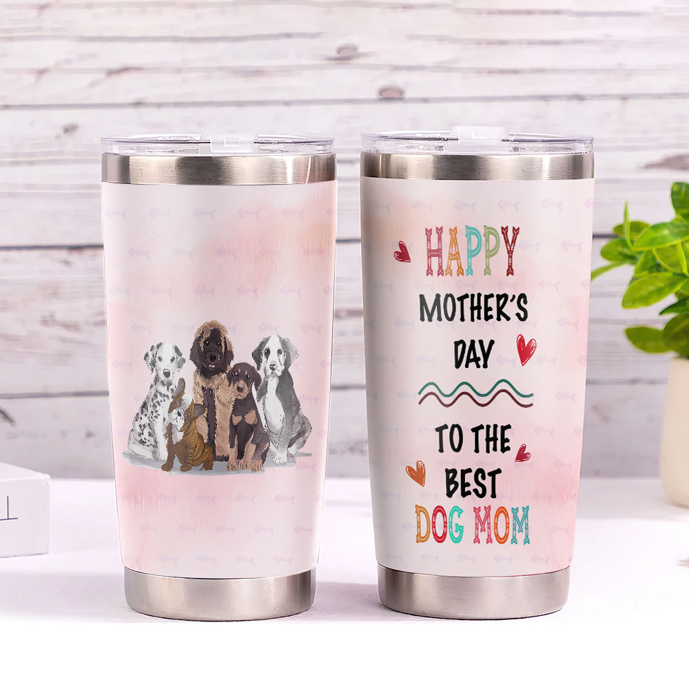 Mother Tumbler - Dog Mom Stainless Steel Tumbler Mother's Day Eco-friendly  Tumbler Skinny Gift For Mom