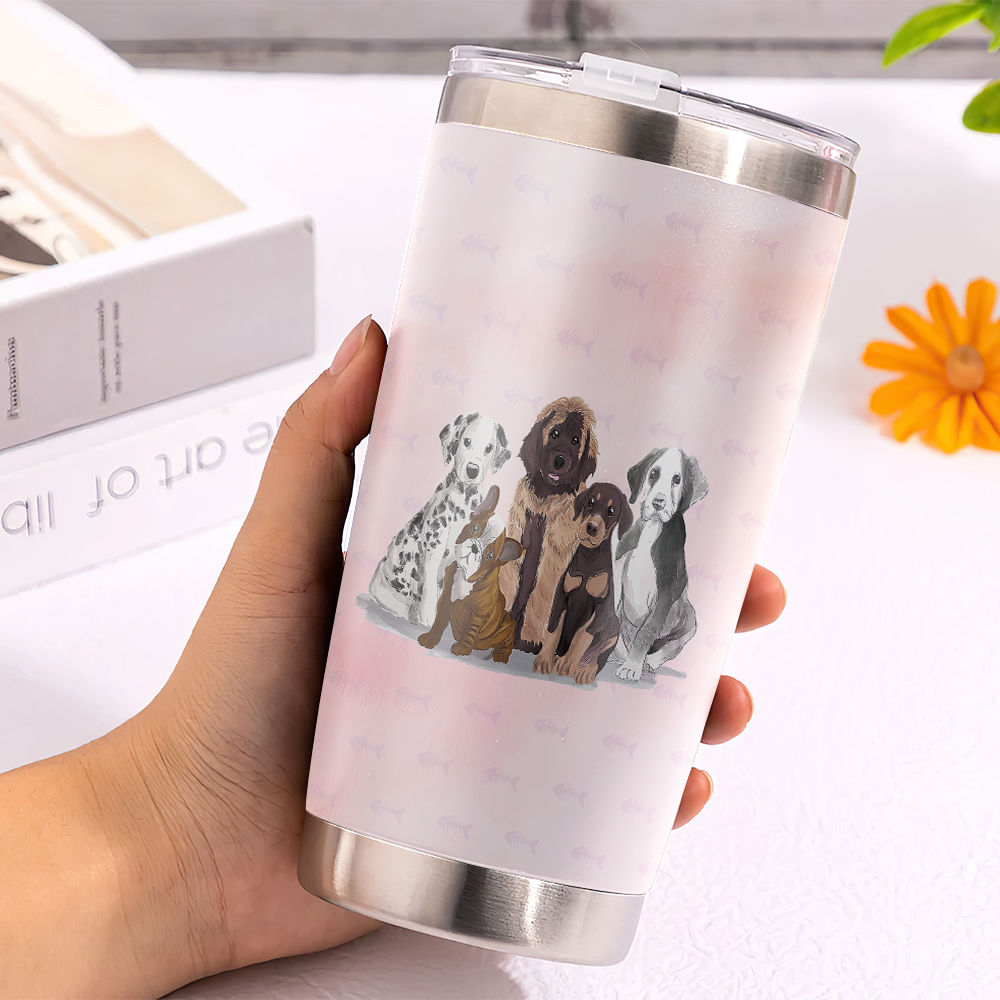 Mother Tumbler - Dog Mom Stainless Steel Tumbler Mother's Day Eco-friendly  Tumbler Skinny Gift For Mom