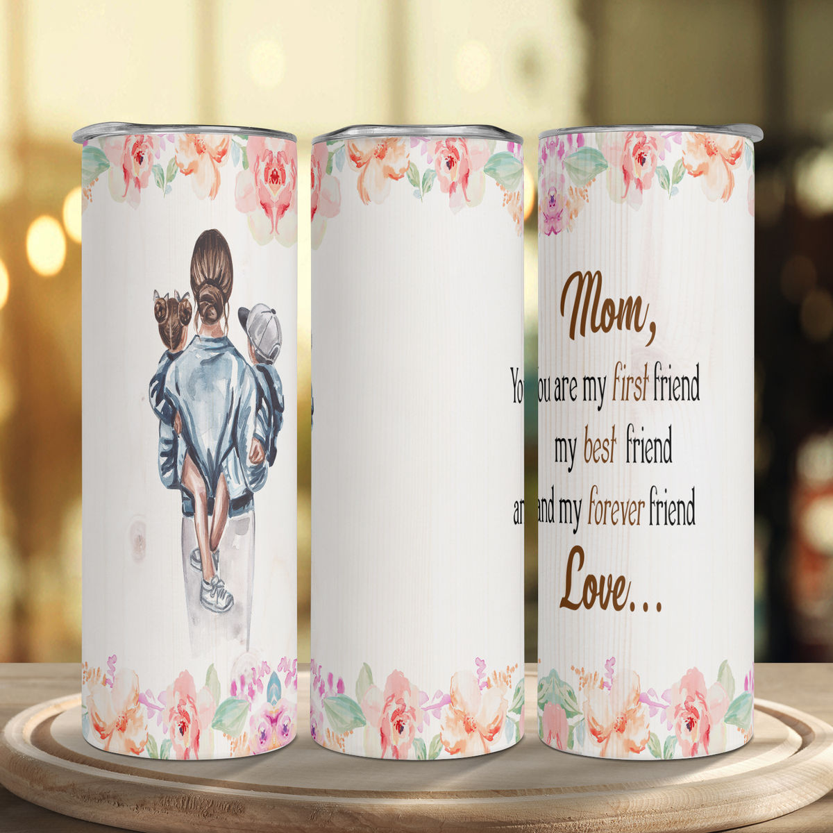 Mother Tumbler - Best Mom Ever Stainless Steel Tumbler Mother's Day  Eco-friendly Tumbler To my Mom