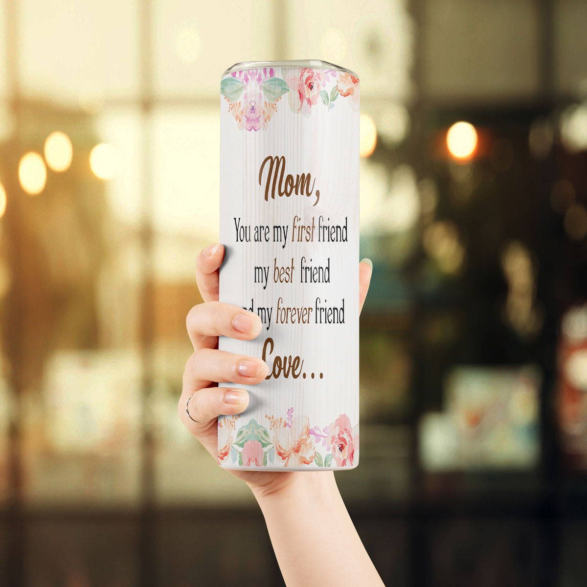 Mother Tumbler - To My Mom Stainless Steel Tumbler Mother's Day  Eco-friendly Tumbler To my Mom