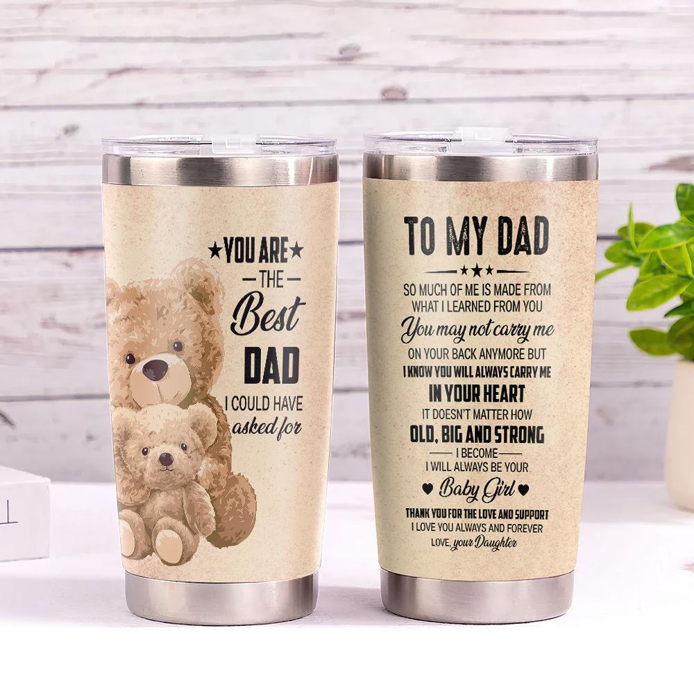 Stainless steel tumbler daddy - Doogoo