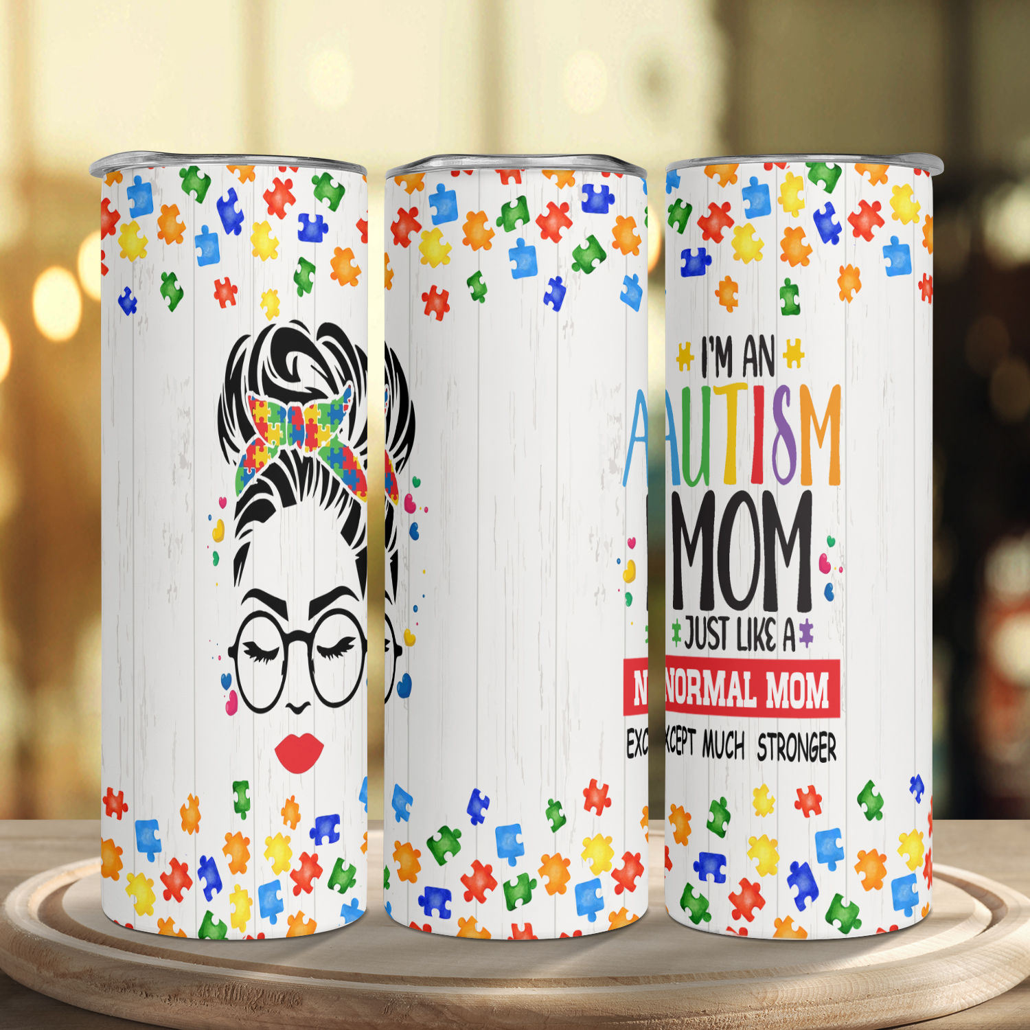 Autism Mom Life Tumbler