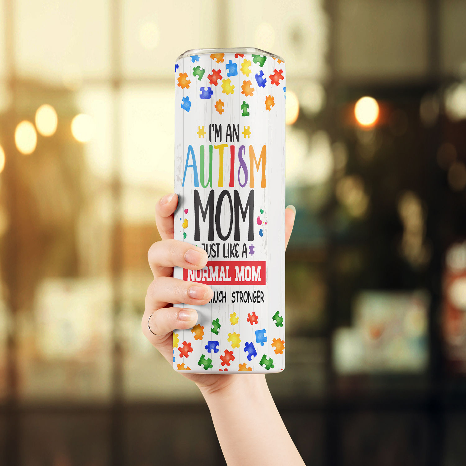 Autism Mom Tumbler This Boy Calls Me Mom Autism Awareness Tumbler