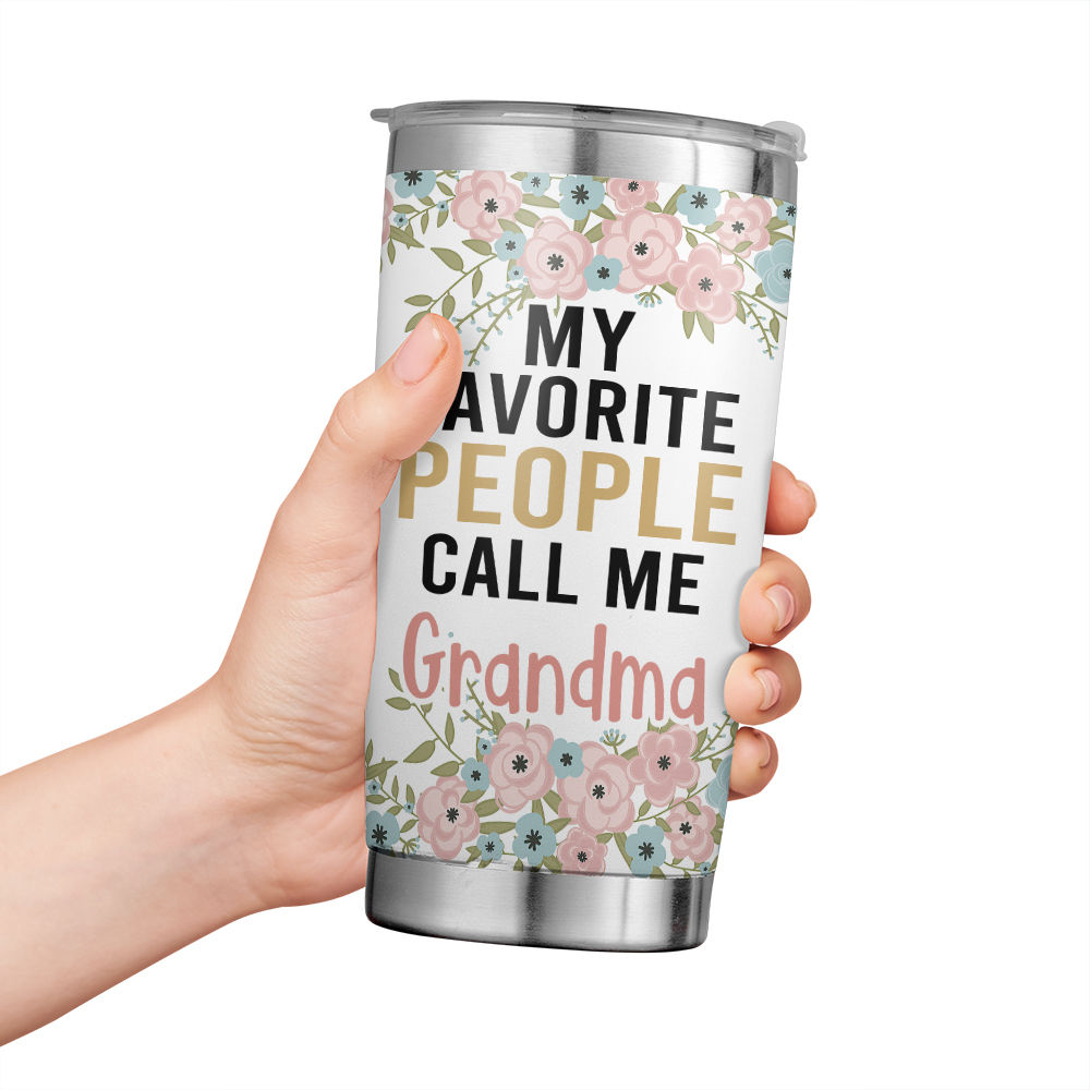 Grandma Tumbler - Grandma Life Stainless Steel Tumbler Mother's Day Eco-friendly Tumbler To my Mom Skinny Tumbler Gift For Mom 26655_1