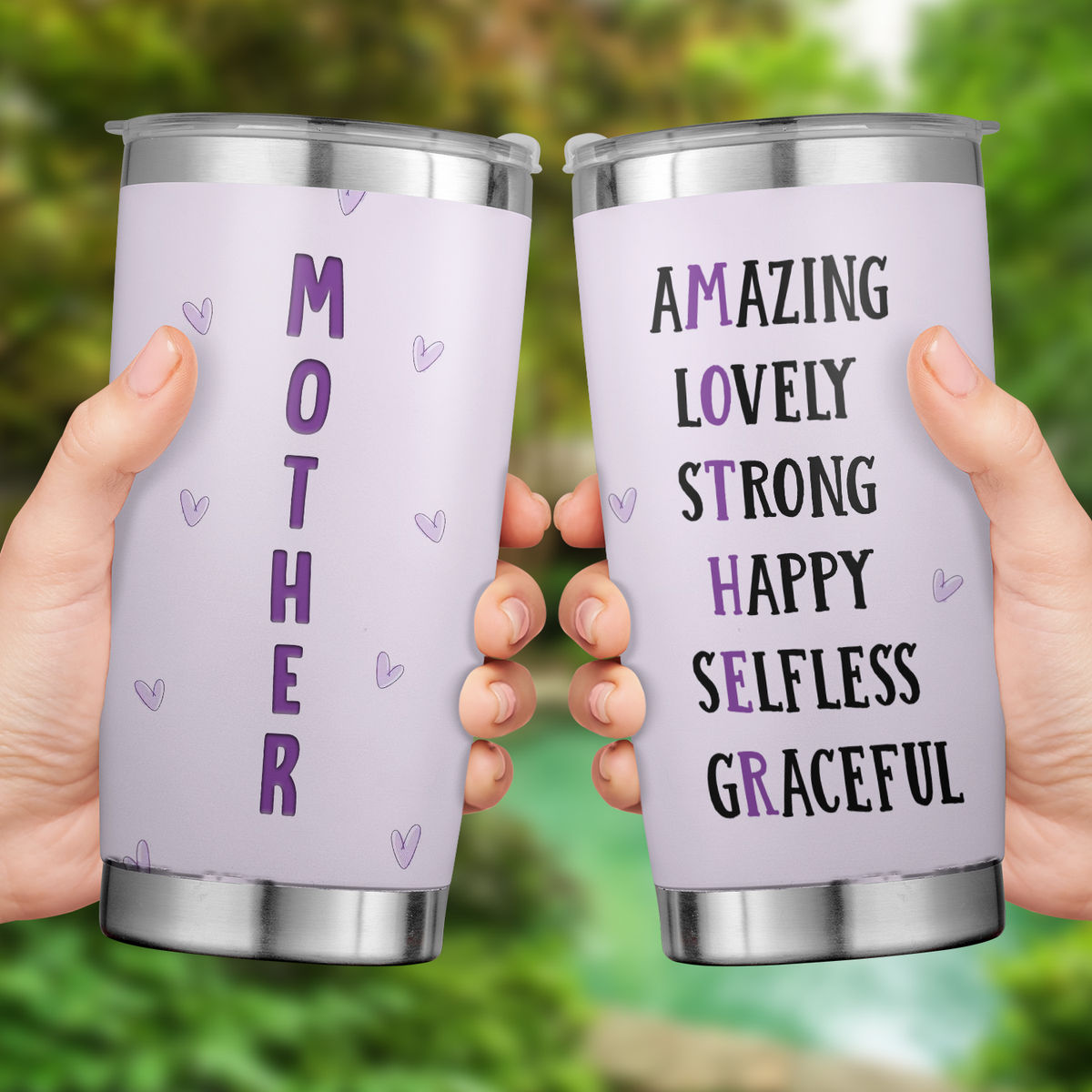Mother Tumbler - To My Mom Stainless Steel Tumbler Mother's Day  Eco-friendly Tumbler To my Mom