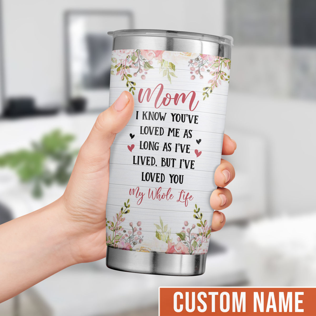 Mother Tumbler - Mother & Daughters Stainless Steel Tumbler Mother's Day  Eco-friendly Tumbler To my Mom Skinny Tumbler Gift For Mom 26471