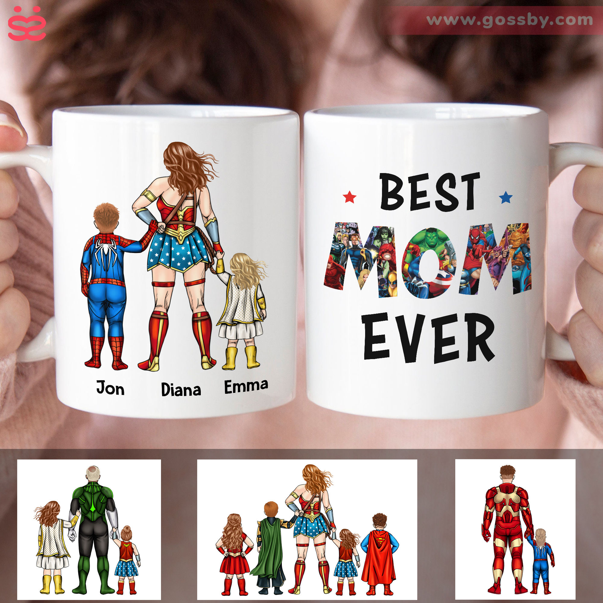 Best Mom Ever - Personalized Mug - Mother's Day Gift For Super Mom -  GoDuckee