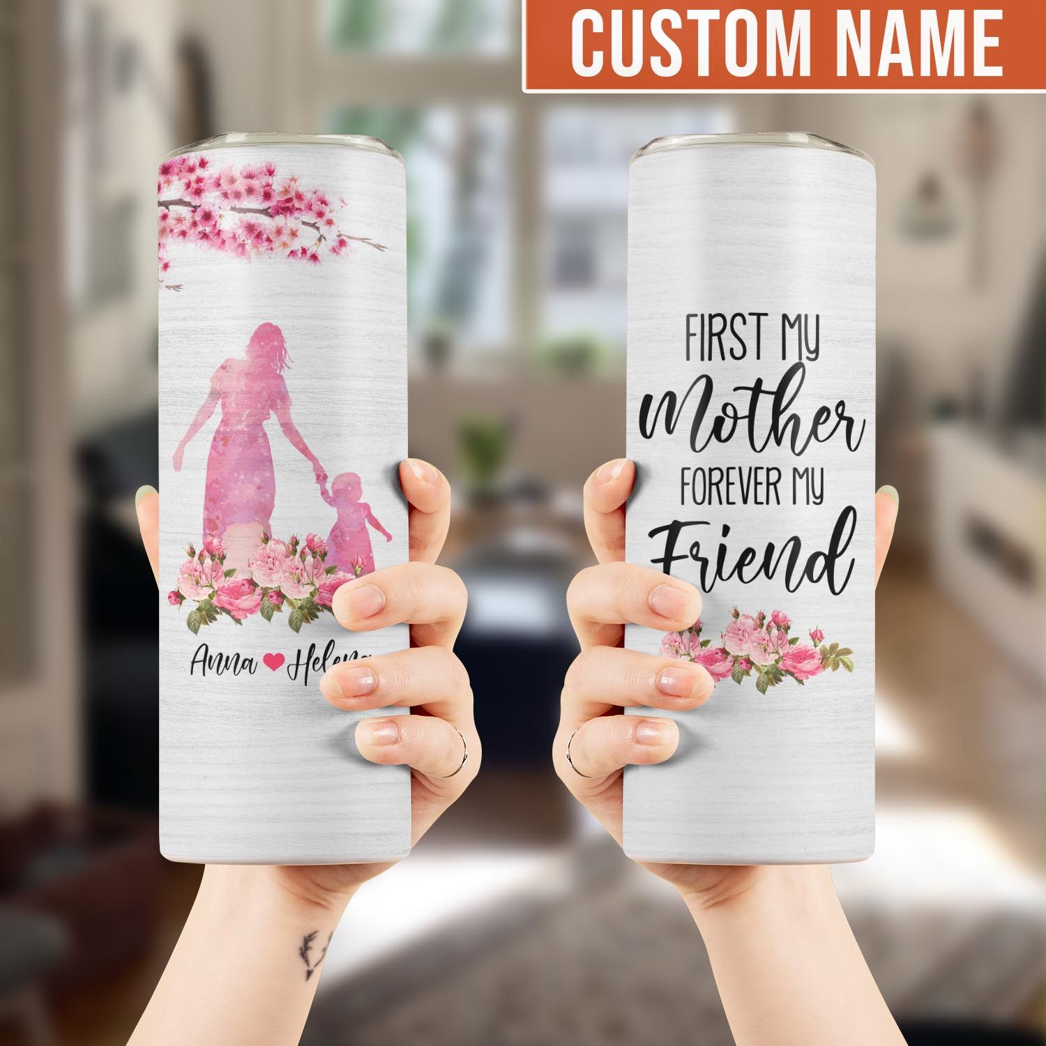 Mother's Day - Mother's Day Tumbler Mom And Son Tumbler Mother And Son  Forever Linked Together Tumbler 25520