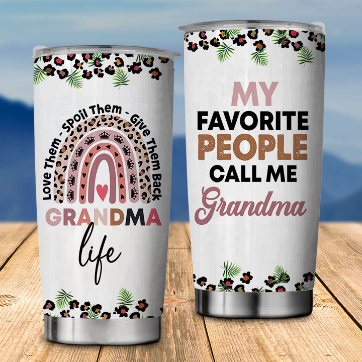 Grandma Life - Grandma Gifts - Stainless Steel Tumbler 20oz Gifts