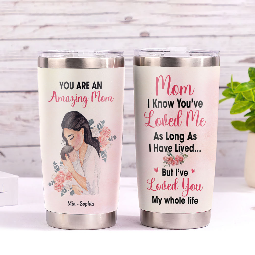 Mother Tumbler - Mother's Day Stainless Steel Tumbler Mother's Day  Eco-friendly Tumbler To my Mom Skinny Tumbler Gift For Mom