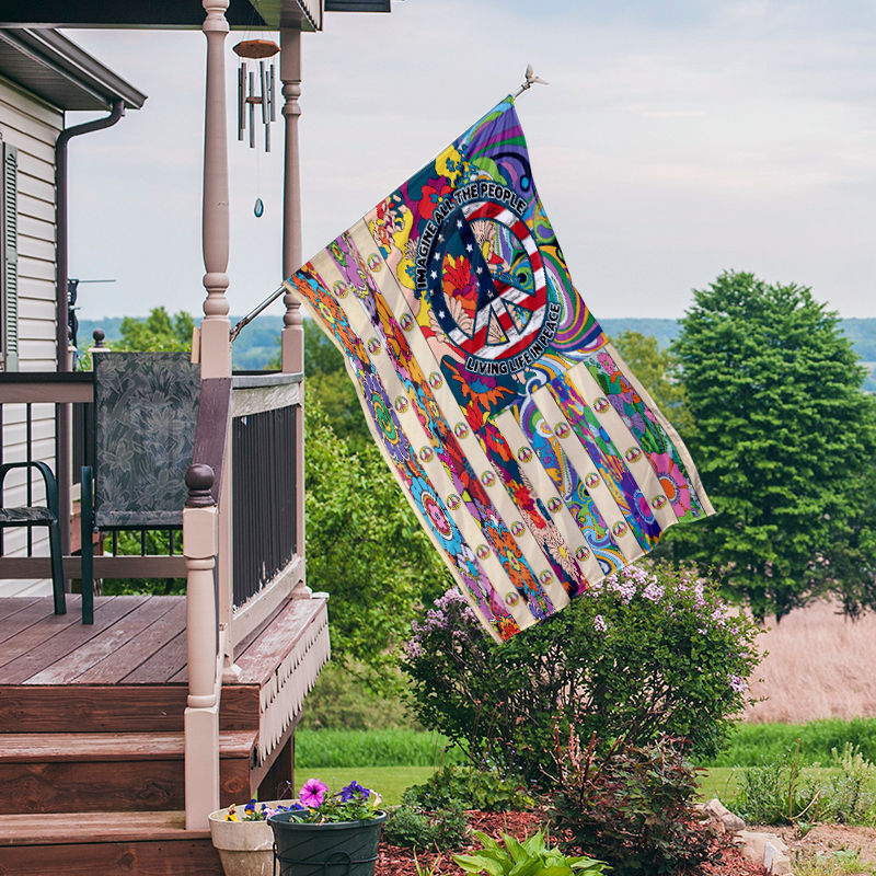 Peace Flag - In This House We Support Equality Flag LGBT Pride Flag Black History Flag Women Rights Flag 26860_1