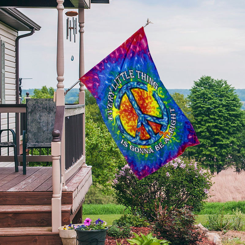 Peace Flag - Hippie Soul Flag Love Peace Bohemian Hippie