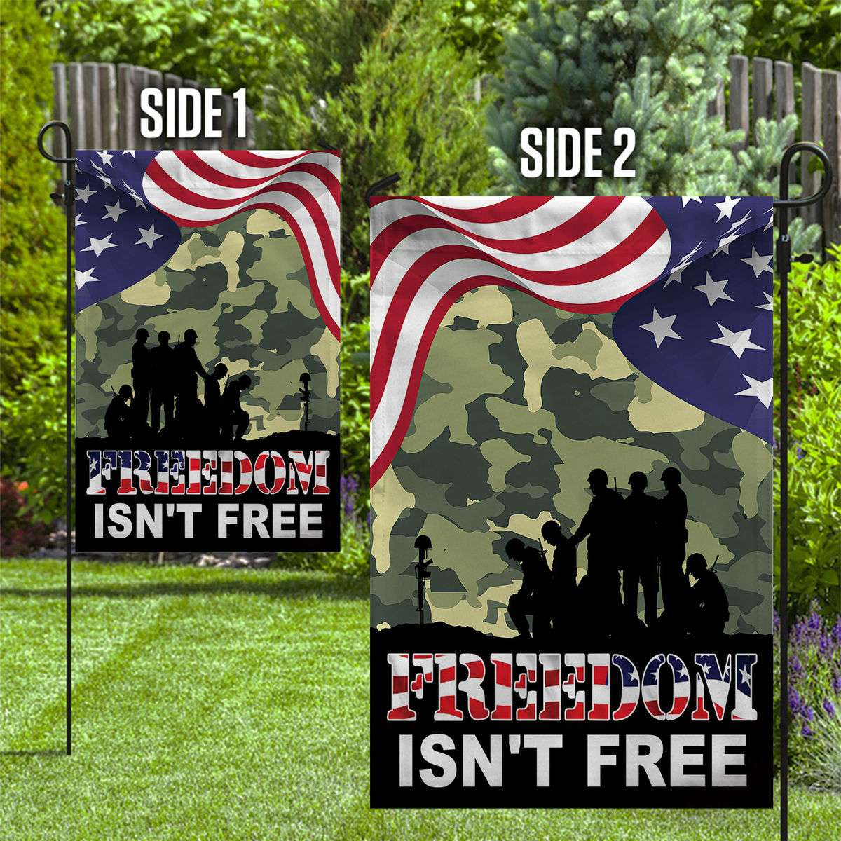 Veteran Memorial Day - US Army Veteran Flag Freedom Isn't Free Flag Veteran Memorial Day Flag Veteran Independence Day Flag Veteran Honor The Fallen Flag 27161_1