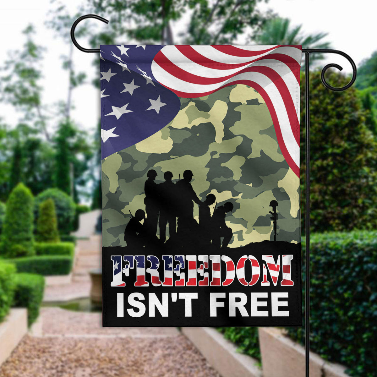 Veteran Memorial Day - US Army Veteran Flag Freedom Isn't Free Flag Veteran Memorial Day Flag Veteran Independence Day Flag Veteran Honor The Fallen Flag 27161_5