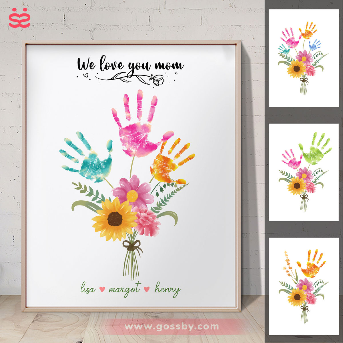 Personalized Poster - Love Poster - We love you mom (27374)