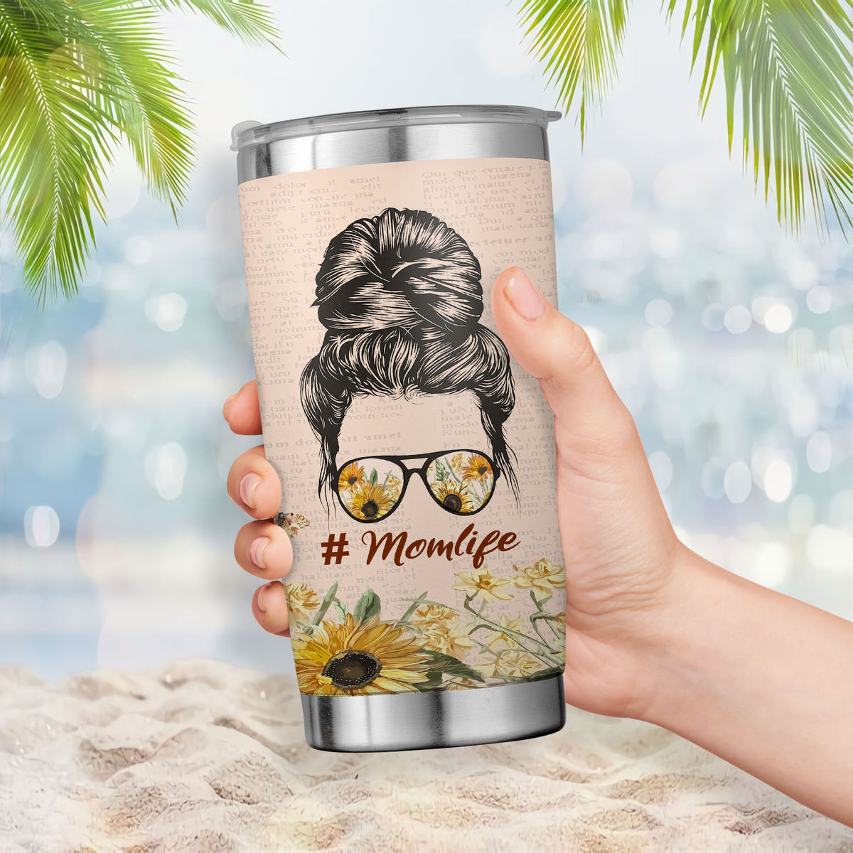 Mother Tumbler - Mom Life Stainless Steel Tumbler Mother's Day Eco-friendly  Tumbler Skinny Tumbler Gift For Mom 27521