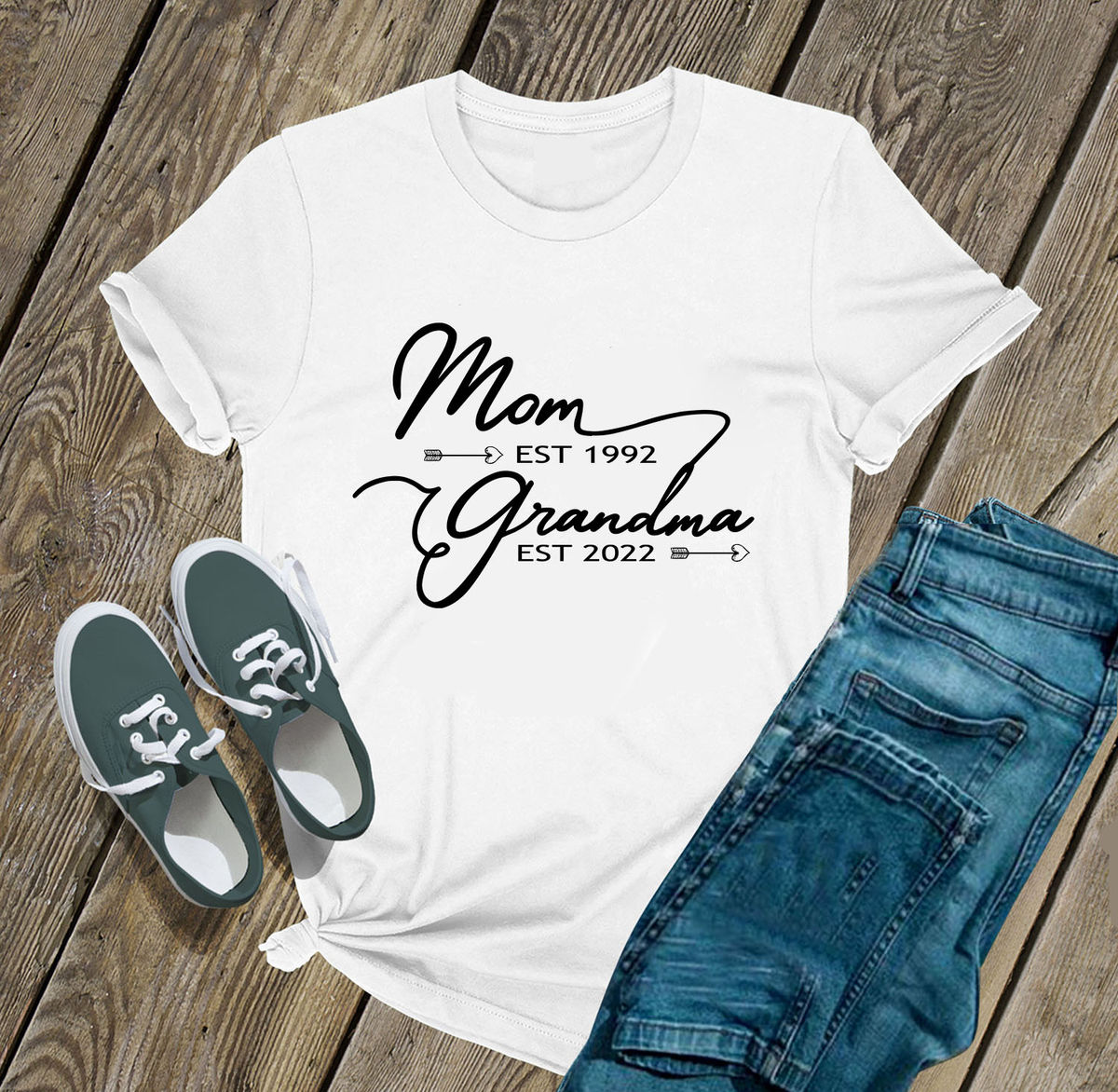 Personalized Mother's Day Shirt, Mom Grandma Shirt, Nana Shirt Gift, Mother Grandma Birthday Gift