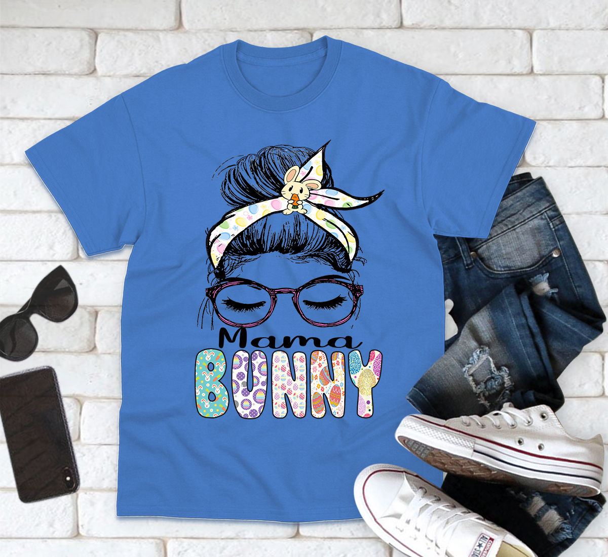 Mother's Day 2023 Happy Mother's Day Gift, Cute Mama Bunny Shirt For