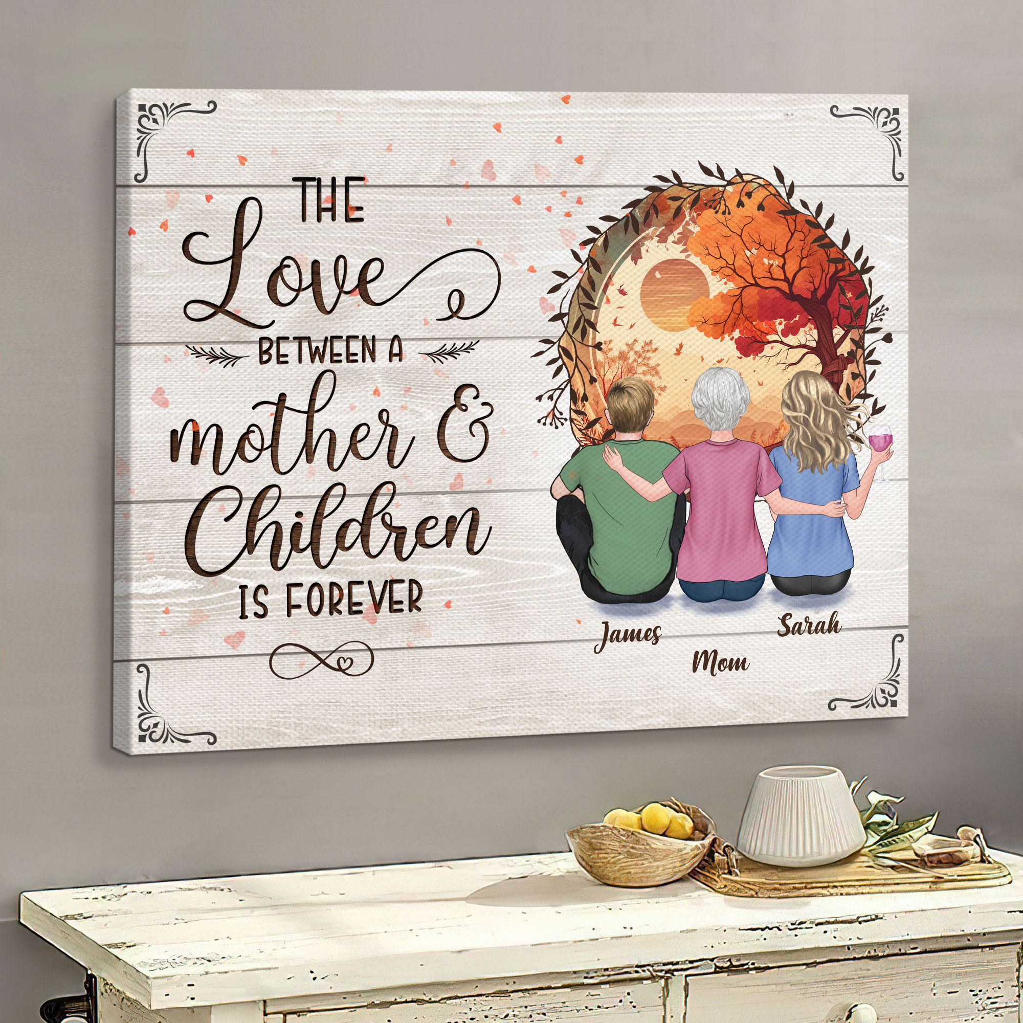 Custom Sunflower Wood Sign - Personalized Mother's Day Birthday Gifts For Mom, Grandma - All Roads Lead Back To Her