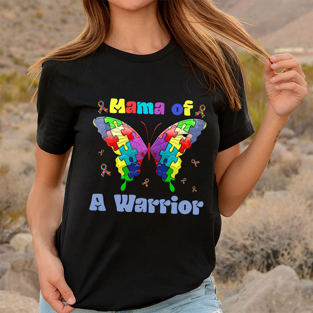 Mother Of A Warrior Shirt Autism Awareness Shirt Mother Of A Warrior Shirt Autism Awareness Shirt