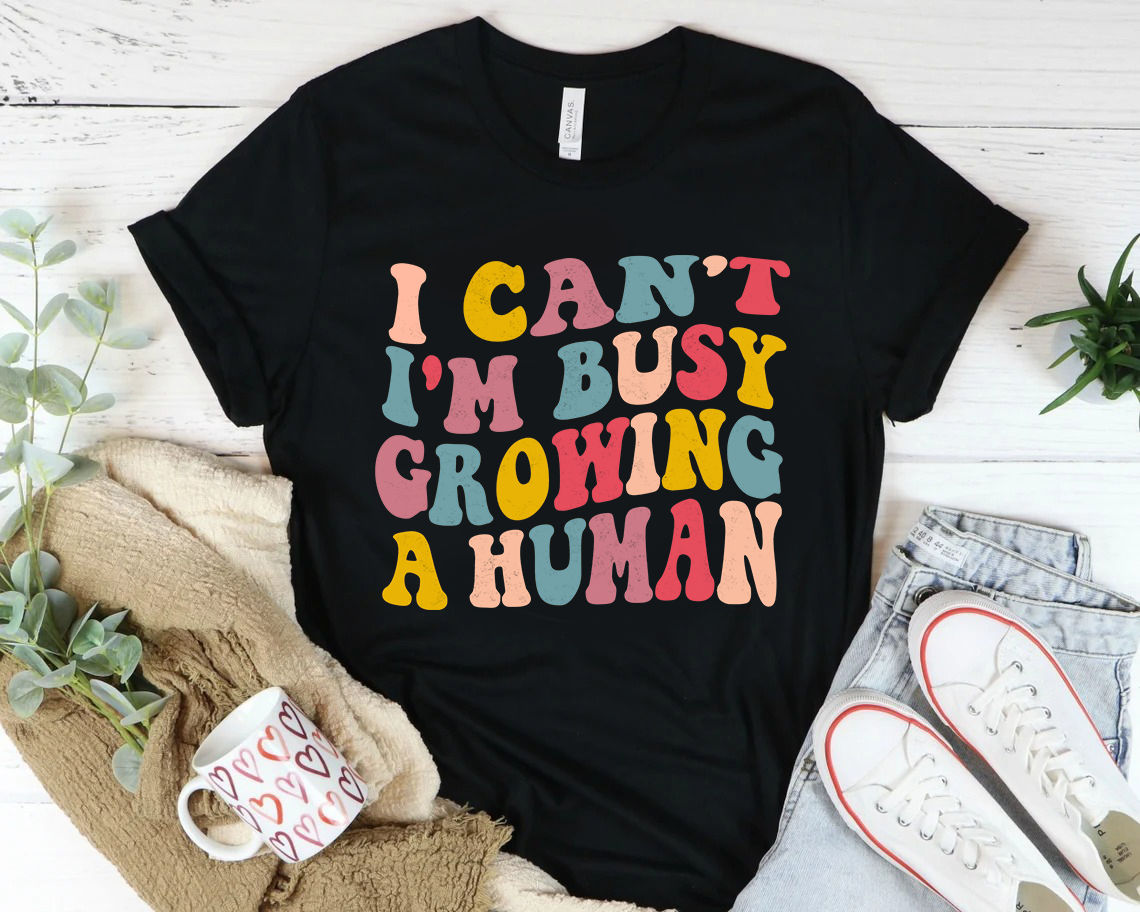 I Can't I'm Busy Growing A Human Shirt Funny -  Norway