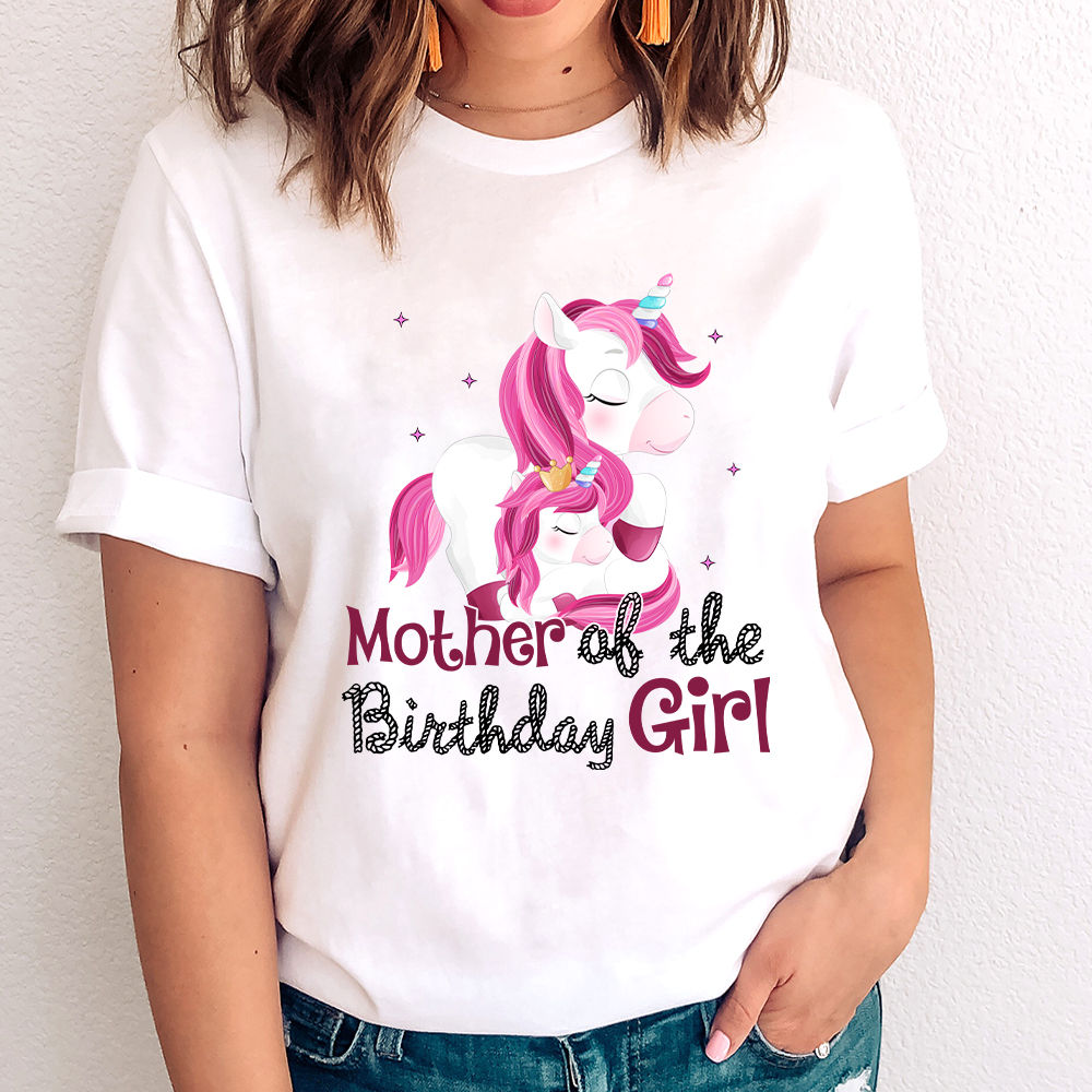 Mom Of The Birthday Girl Shirt, Unicorn Mommy Shirt Mom Of The Birthday Girl Shirt, Unicorn Mommy Shirt
