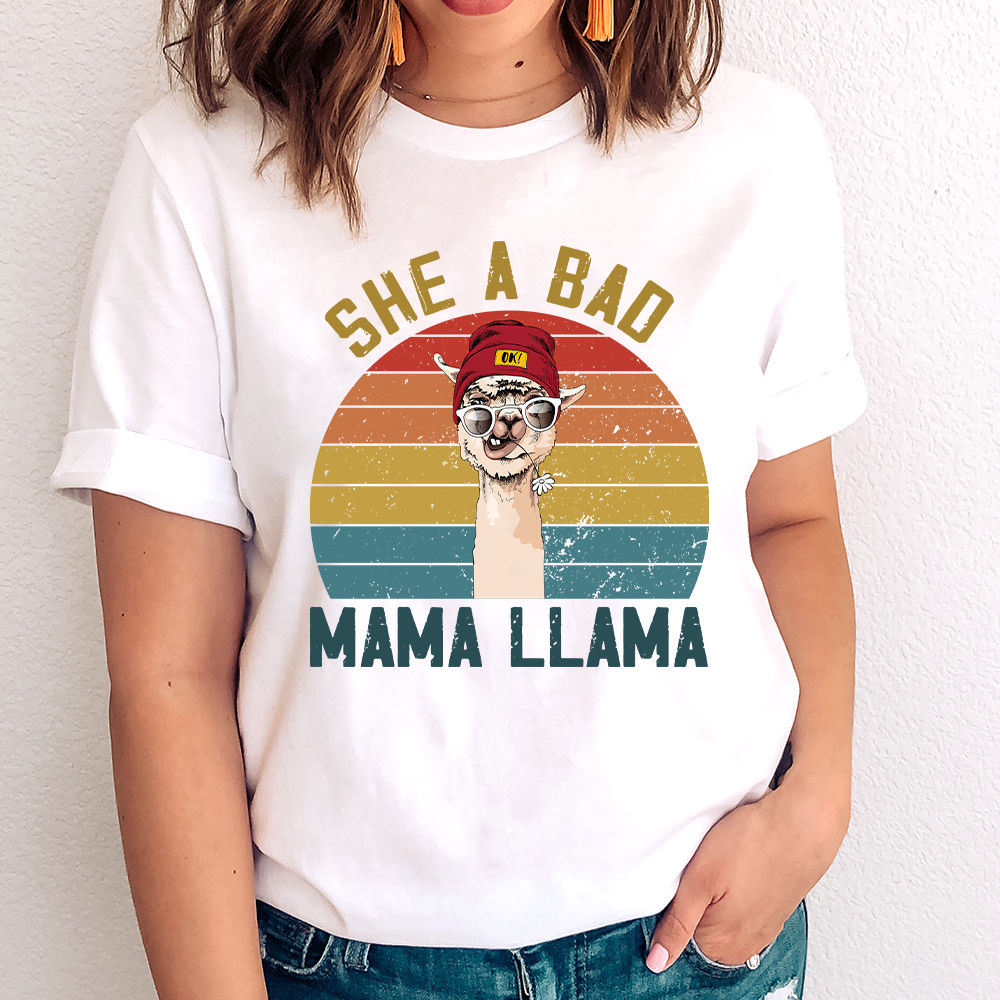 She Is A Bad Mama Llama T Shirt She Is A Bad Mama Llama T Shirt