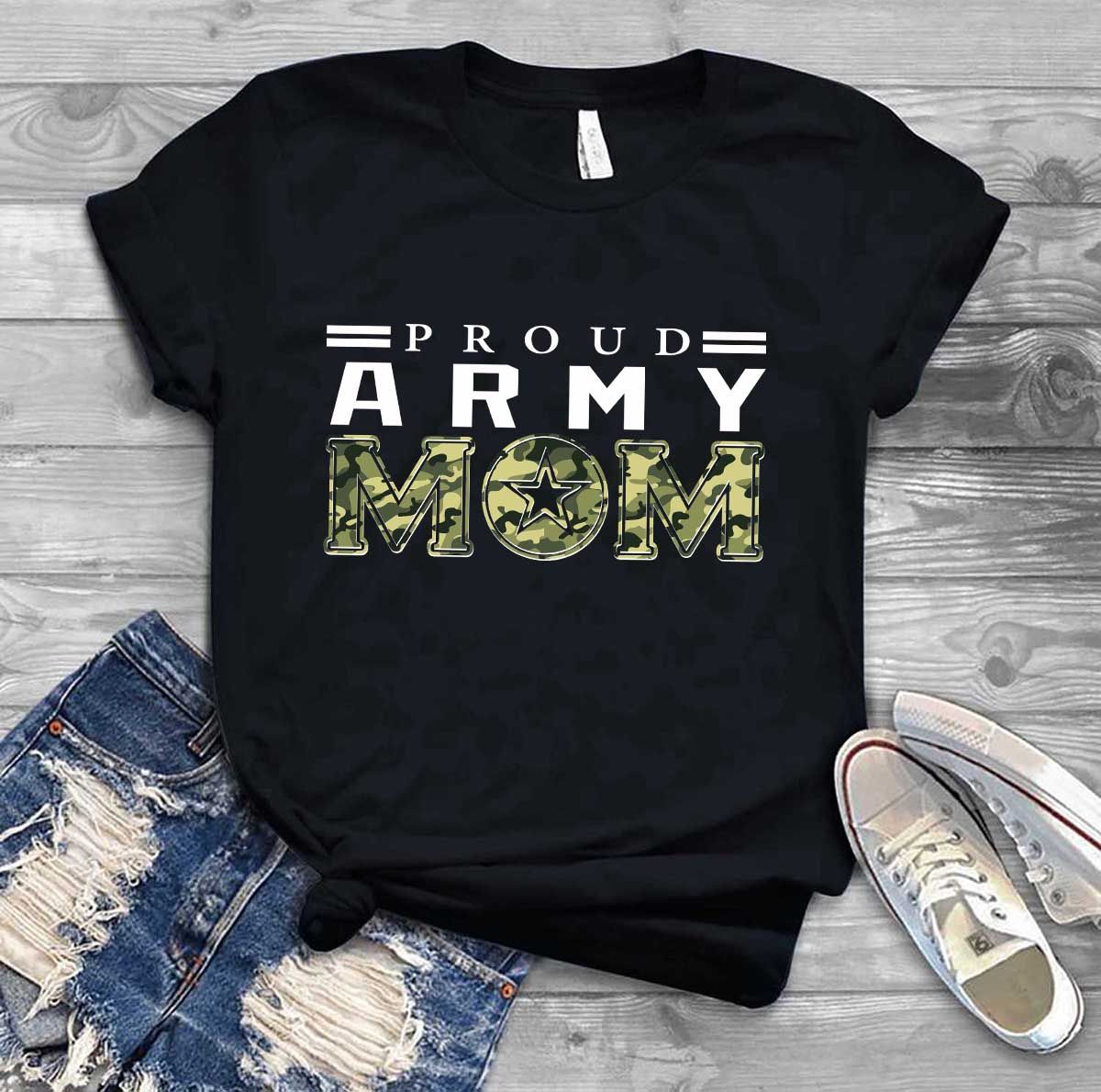 Mother s Day 2023 Mother s Day Shirt Army Mom Shirt Army Mom Heart Shirt Proud Army Mom Mother s Gift For Mom 28179
