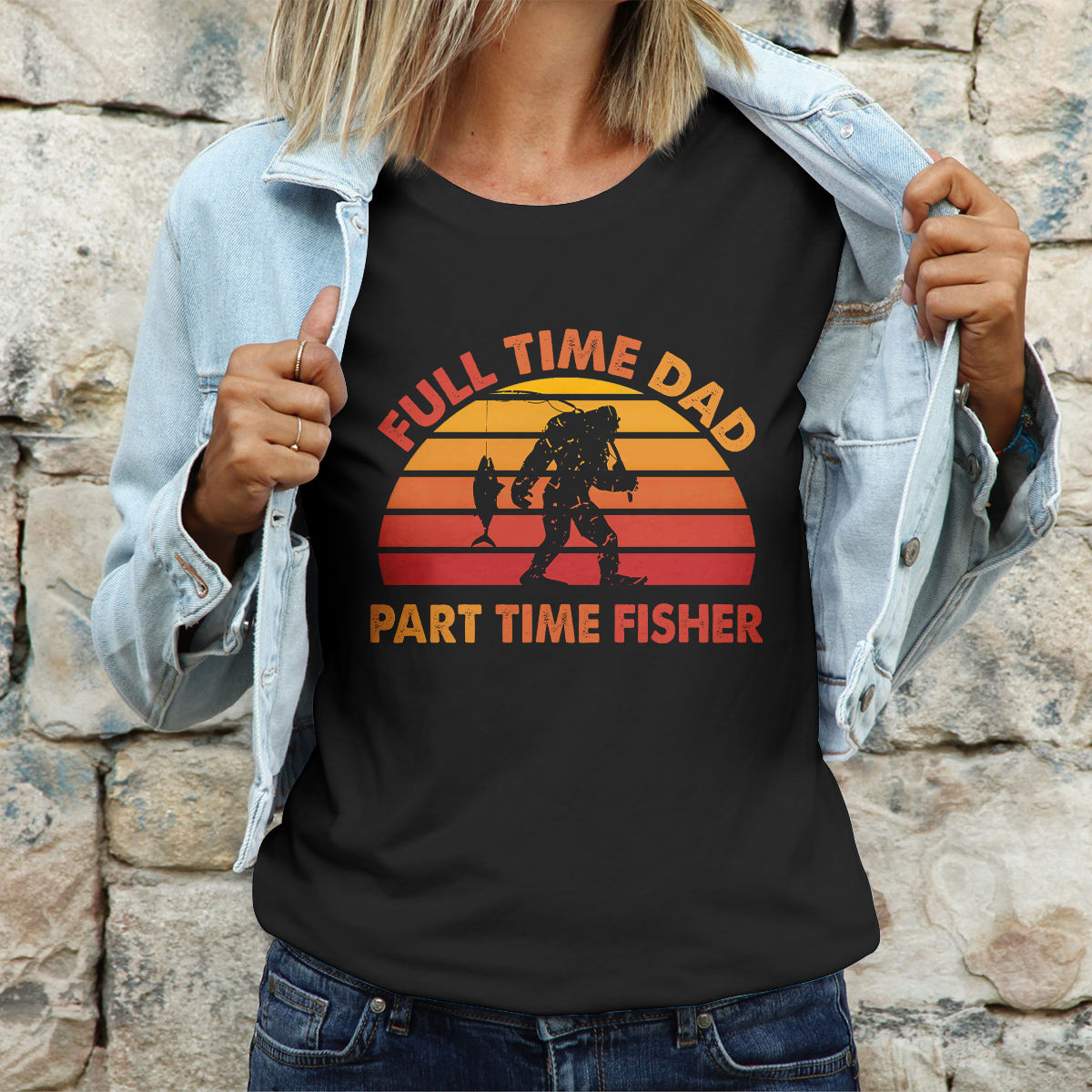 Father's Day - Full Time Dad, Part Time Fisher Shirt, Fishing Dad Shirt,  Father's Day Shirt, Love Dad Shirt, Gift For Father 28197