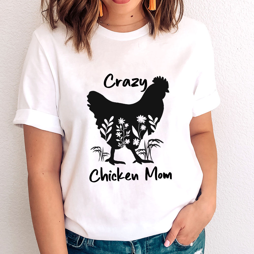 Mother's Day 2023 - Chicken Mom Shirt, Crazy Chicken Lady Shirt