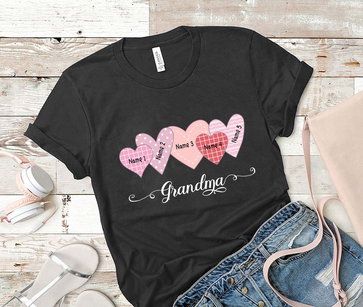 Life Is Better With Grandkids Grandma Personalized Shirt, Christmas Gift  for Nana, Grandma, Grandmother, Grandparents - TS549PS02 