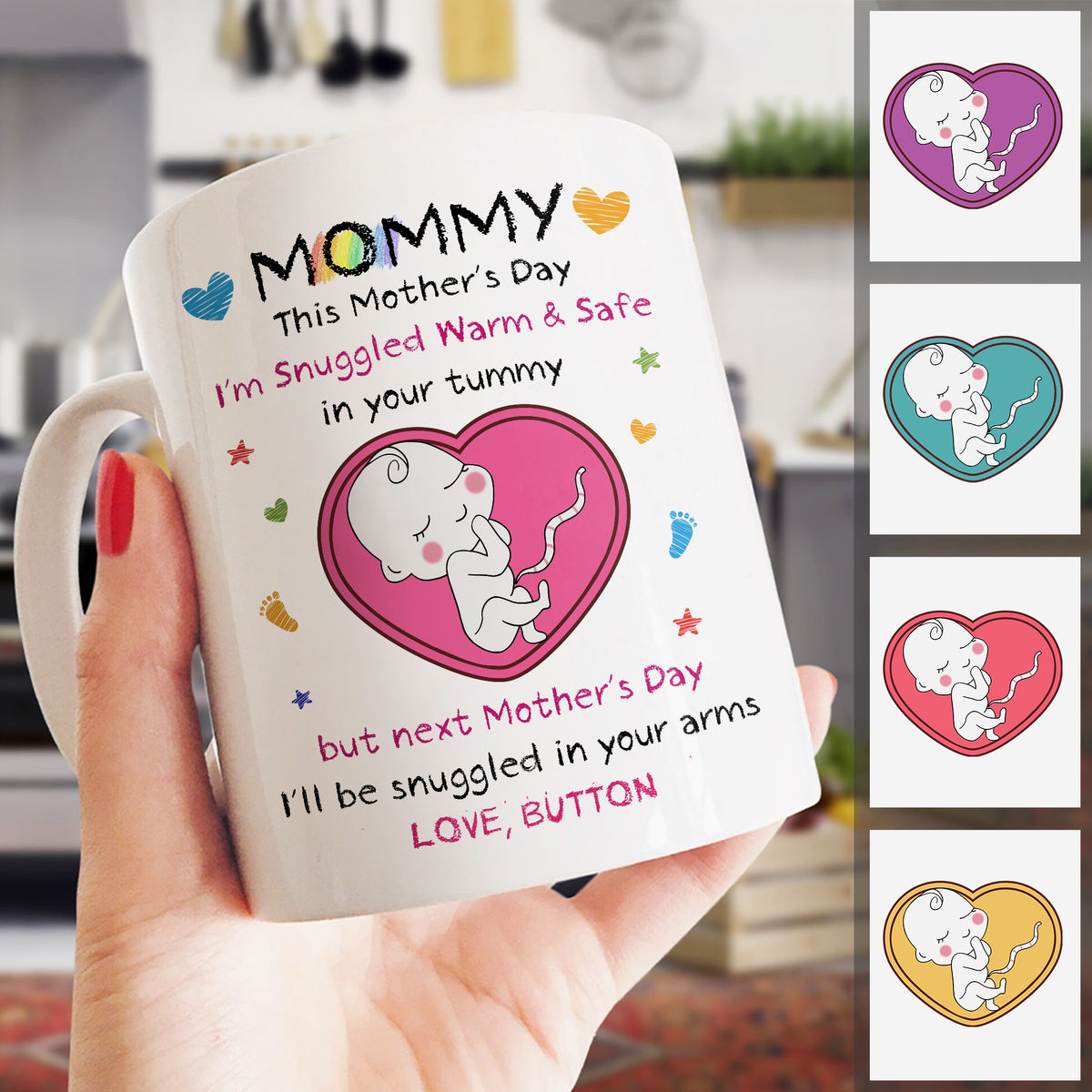 First Mothers Day Gift For Mom To Be Gift For New Mom From Bump Mug -  Vikings Warehouse