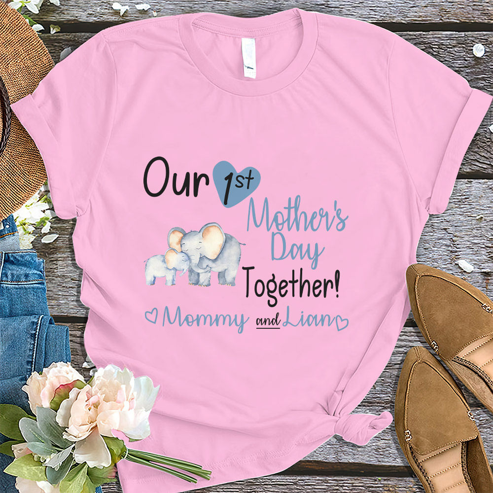  Our 1st Mother's Day Shirt, Mommy and Me Shirts