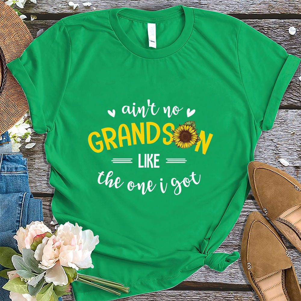 Mother's Day Shirt - Ain't No Grandson Like The One I Got Shirt For Grandma,  Happy Mother's Day Gift For Nana, Grandma, Mother's Shirt 28545, image size:1000x1000