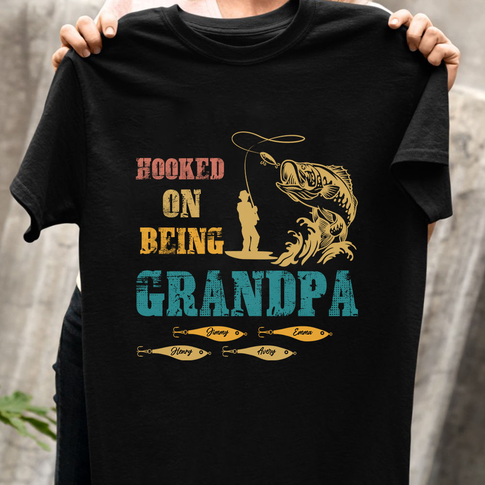 Fishing T-shirt Funny Fishing Shirt Gift For Fisherman Gift For Dad Grandpa