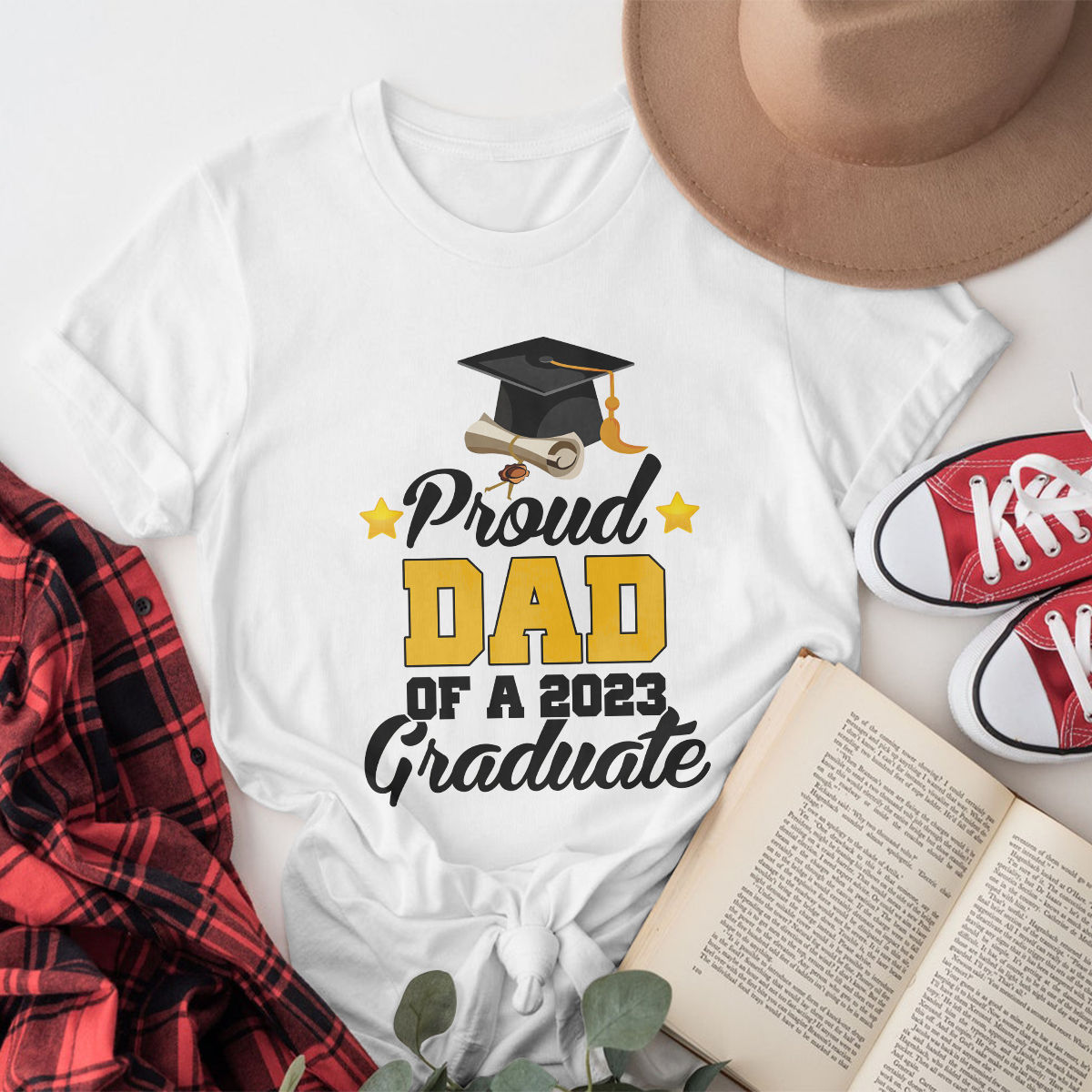 Proud Dad Of A 2024 Graduate Shirt, Father's Day Shirt, Funny Dad Shirt_2