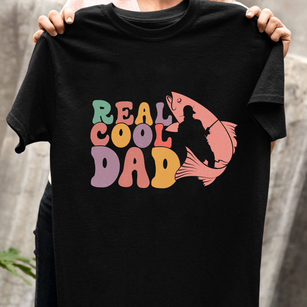 Dad Fishing Fisherman Daddy Fathers Day gift Shirt T-Shirt