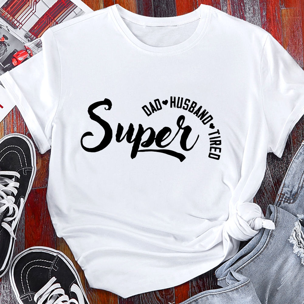 Superhero Papa Graphic Tee Shirt, S-5XL