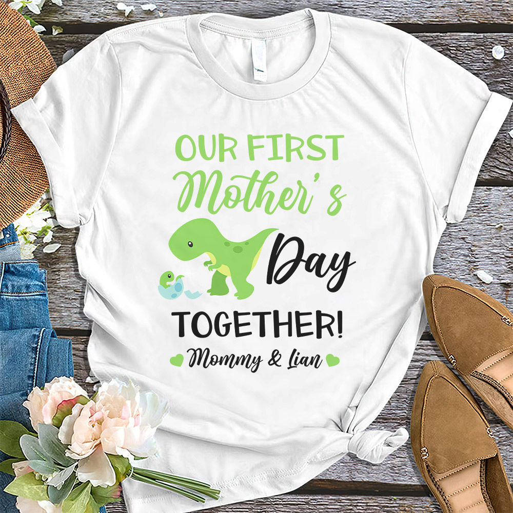 Unisex T Shirt Dinosaur Mother And Baby Mother's Day Unisex T Shirt Dinosaur Mother And Baby Mother's Day