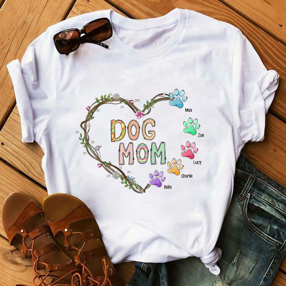 Personalized Shirt - Mother's Day Gift - Dog mom - Gifts For Mother, Mother's Day Gifts, Birthday Gifts For Mom_1